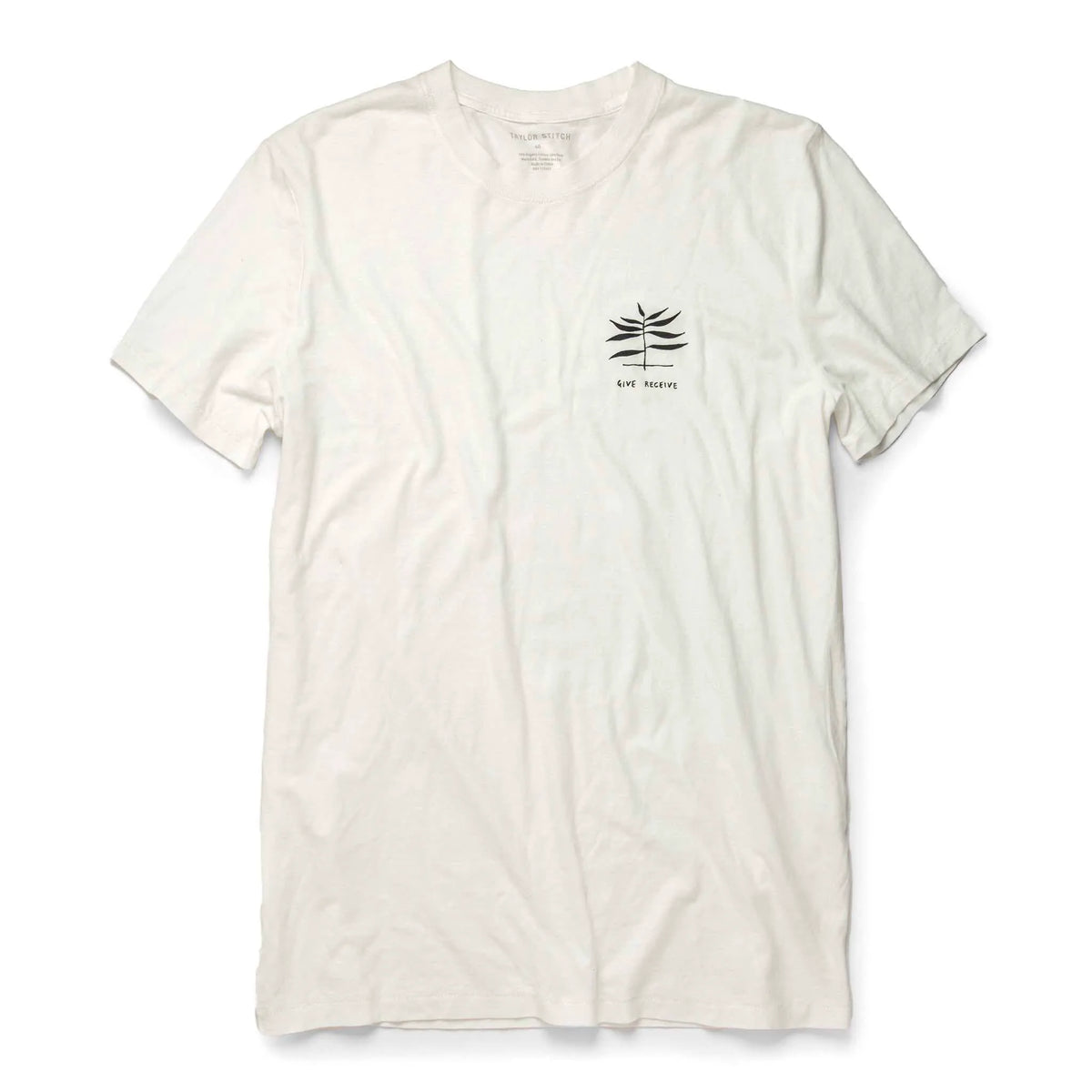 The Cotton Hemp Tee in Natural Give to Get
