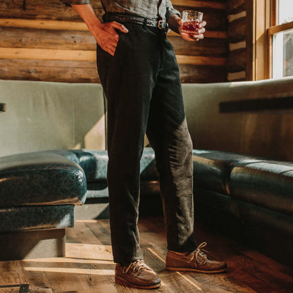 The Sheffield Trouser in Coal Cord