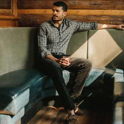 The Sheffield Trouser in Coal Cord