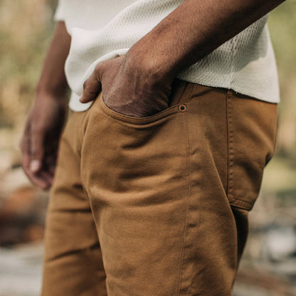 The Slim All Day Pant in British Khaki Selvage