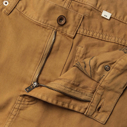 The Slim All Day Pant in British Khaki Selvage
