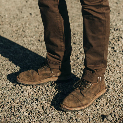 The Slim All Day Pant in Espresso Selvage