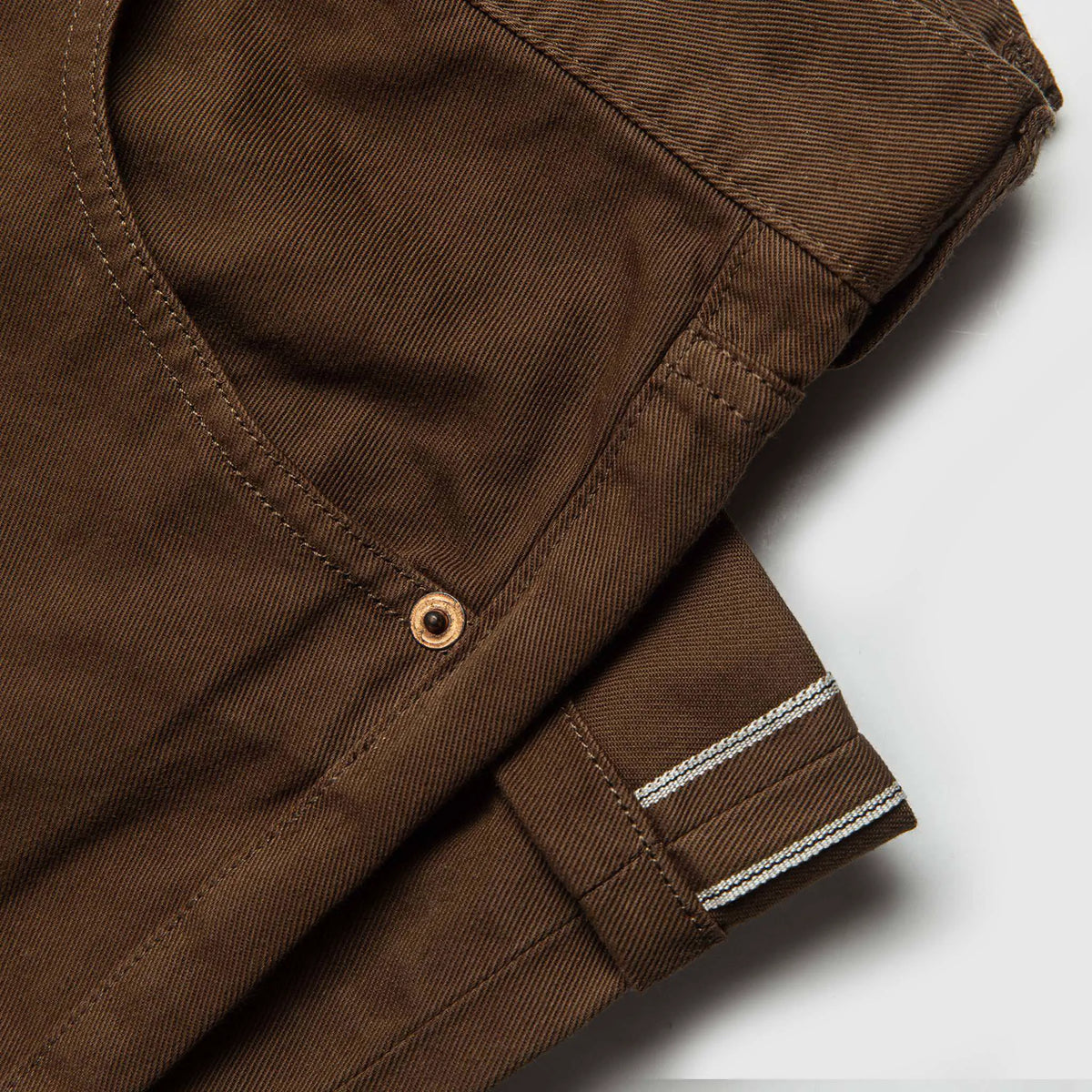 The Slim All Day Pant in Espresso Selvage