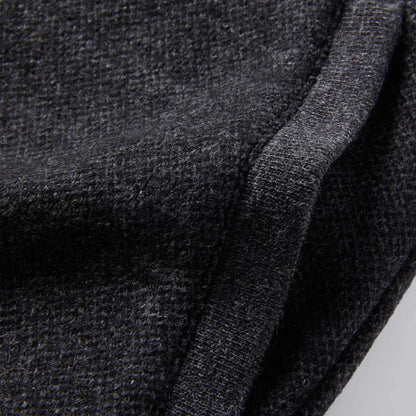 The Weekend Pant in Charcoal Herringbone Wool