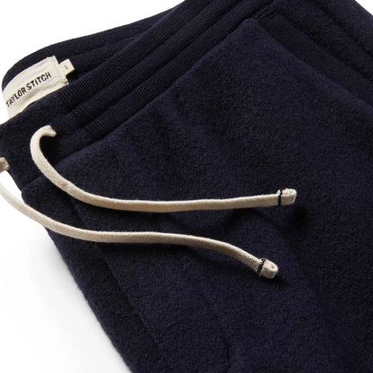 The Weekend Pant in Navy Boiled Wool