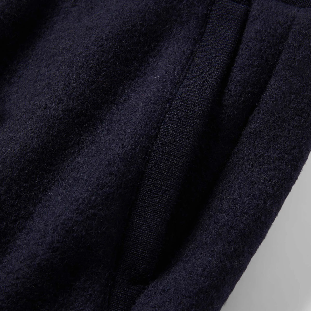 The Weekend Pant in Navy Boiled Wool