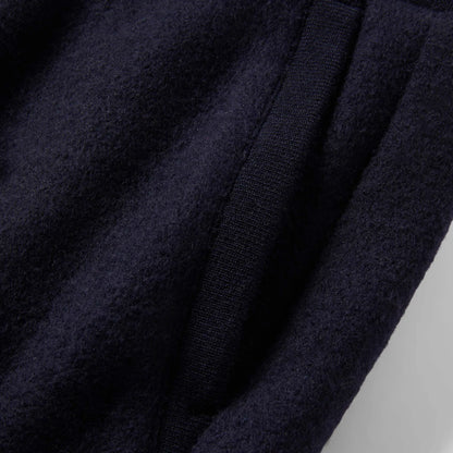 The Weekend Pant in Navy Boiled Wool