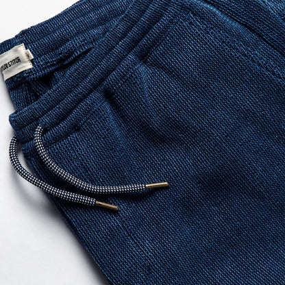 The Apres Pant in Indigo Waffle