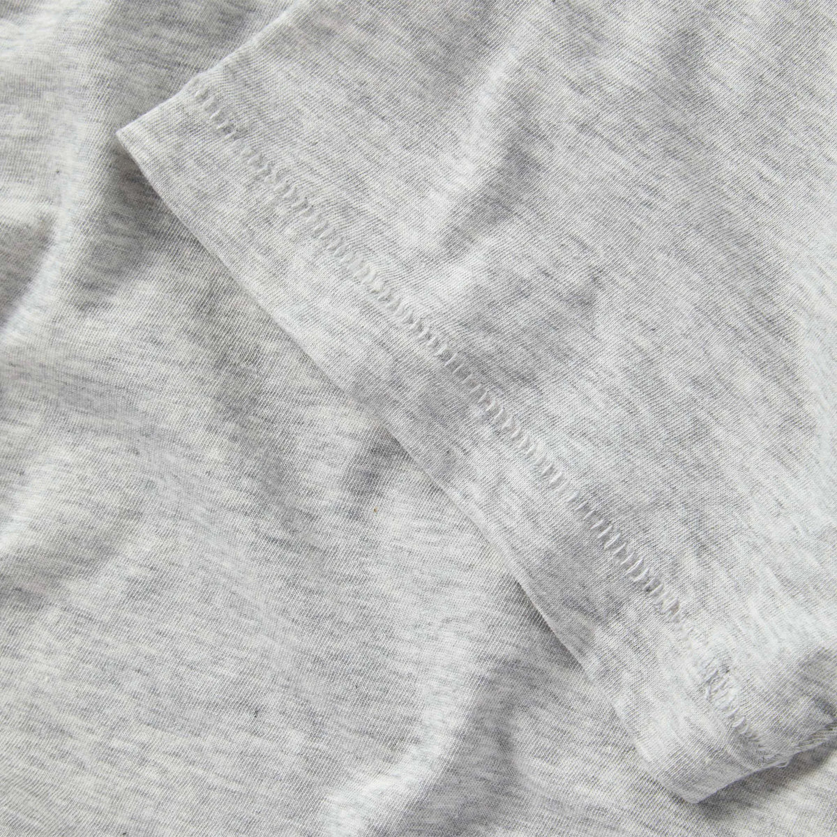 The Cotton Hemp Tee in Heather Grey