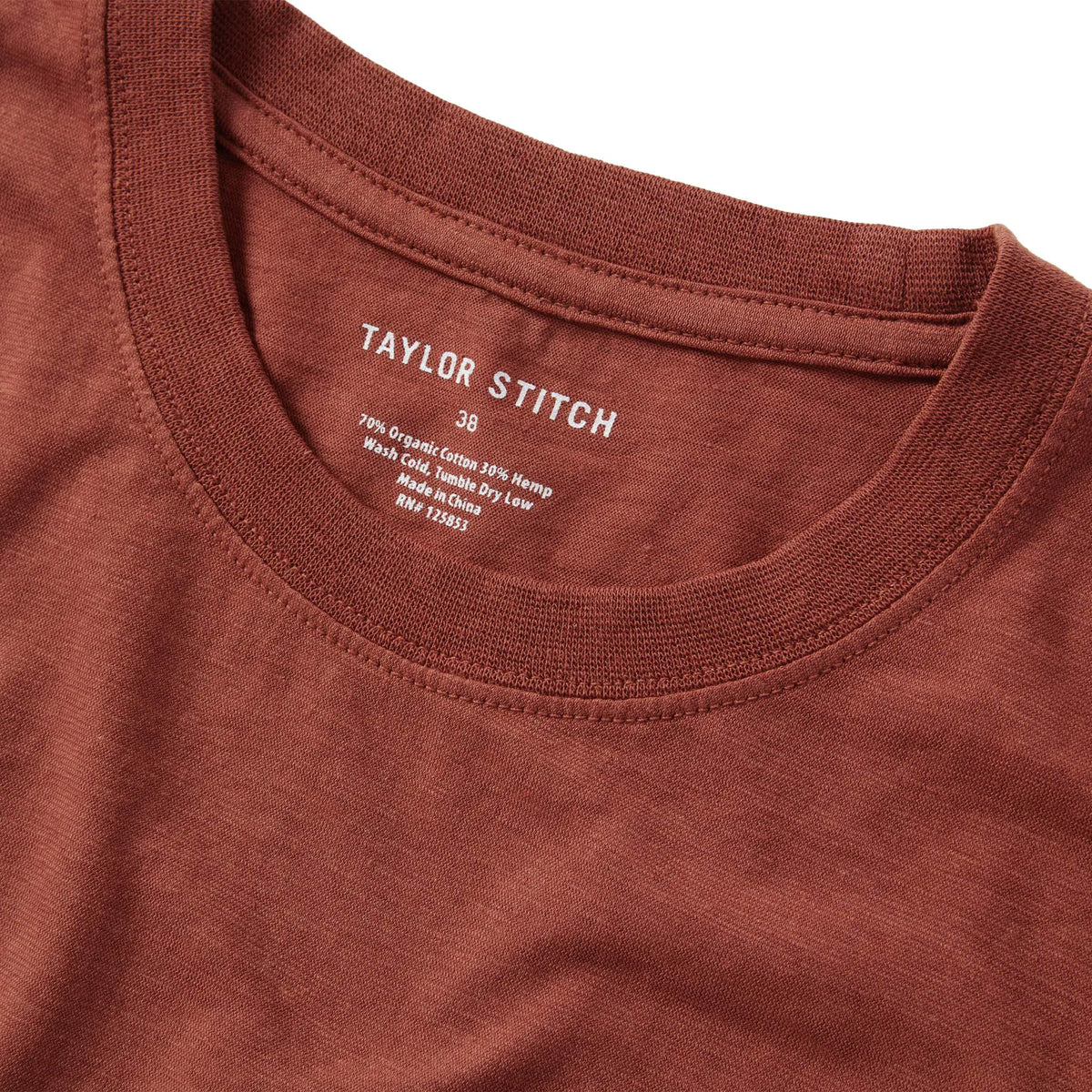 The Cotton Hemp Long Sleeve Tee in Engine
