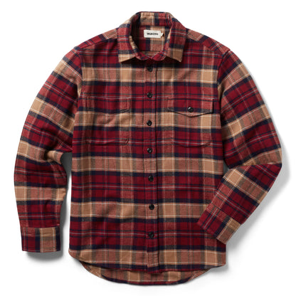 The Crater Shirt in Cardinal Check