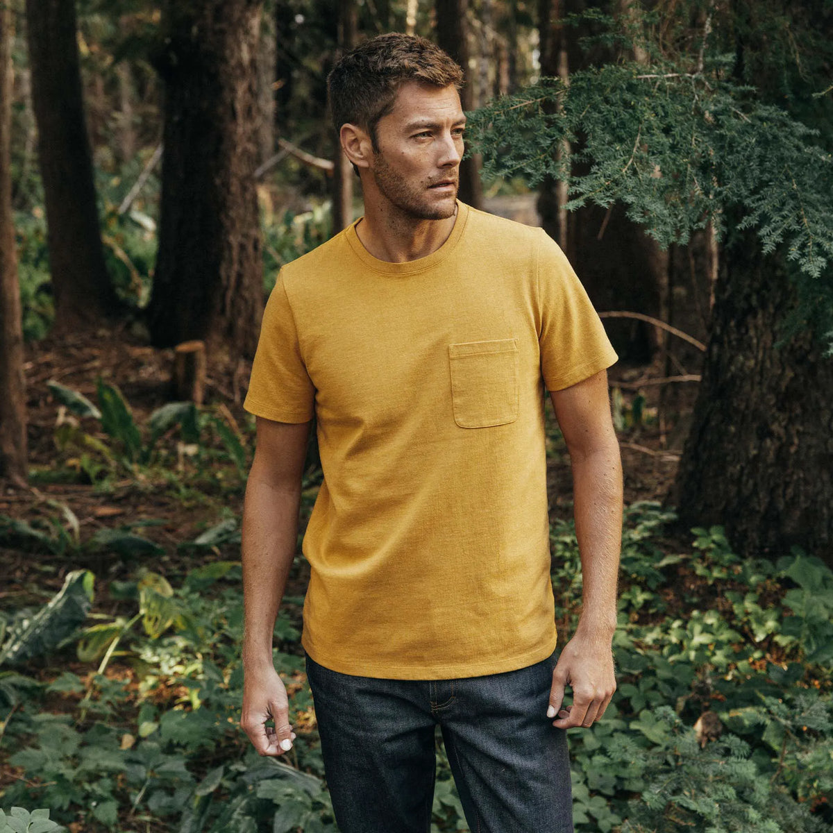 The Heavy Bag Tee in Honey