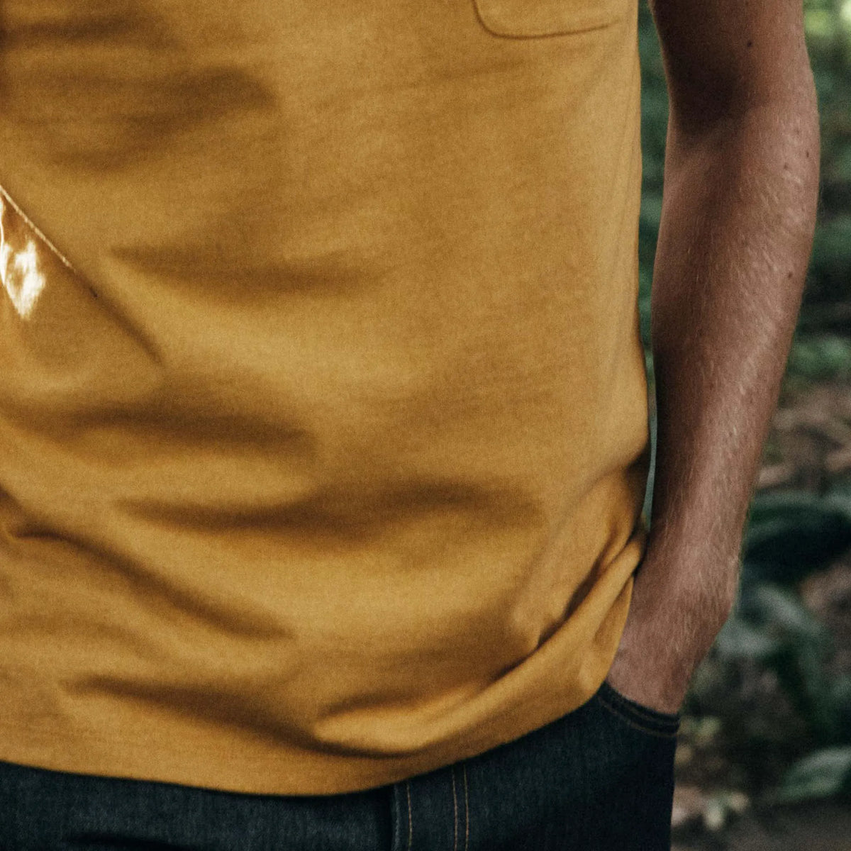 The Heavy Bag Tee in Honey