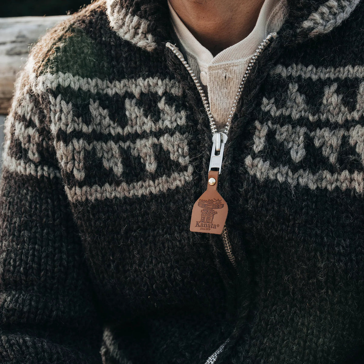 The Seawall Hand-Knit Sweater in Mahogany