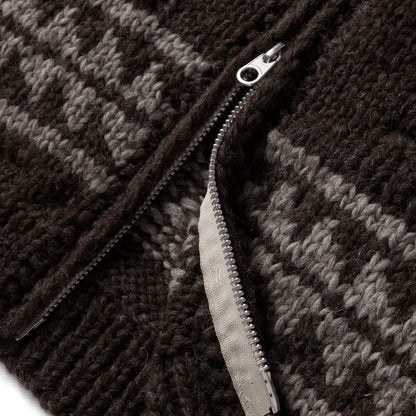 The Seawall Hand-Knit Sweater in Mahogany