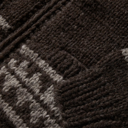 The Seawall Hand-Knit Sweater in Mahogany