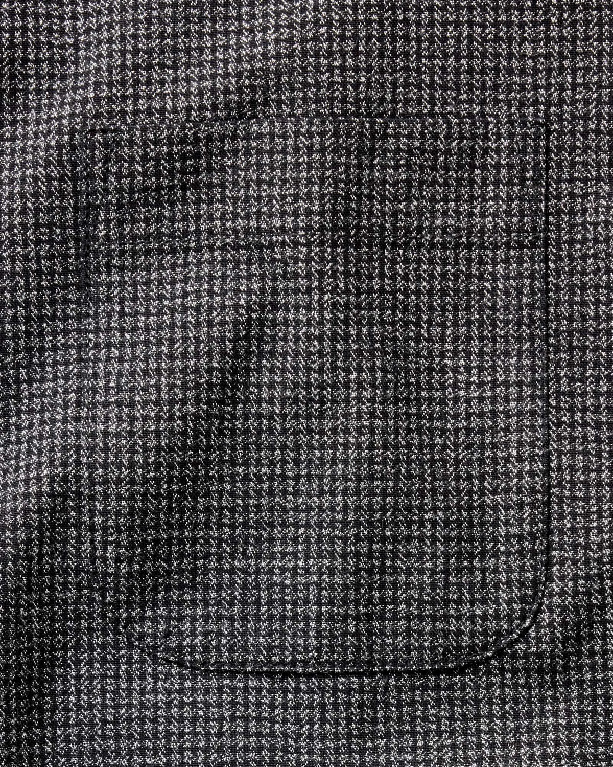 The Jack in Coal Jaspe Check Oxford