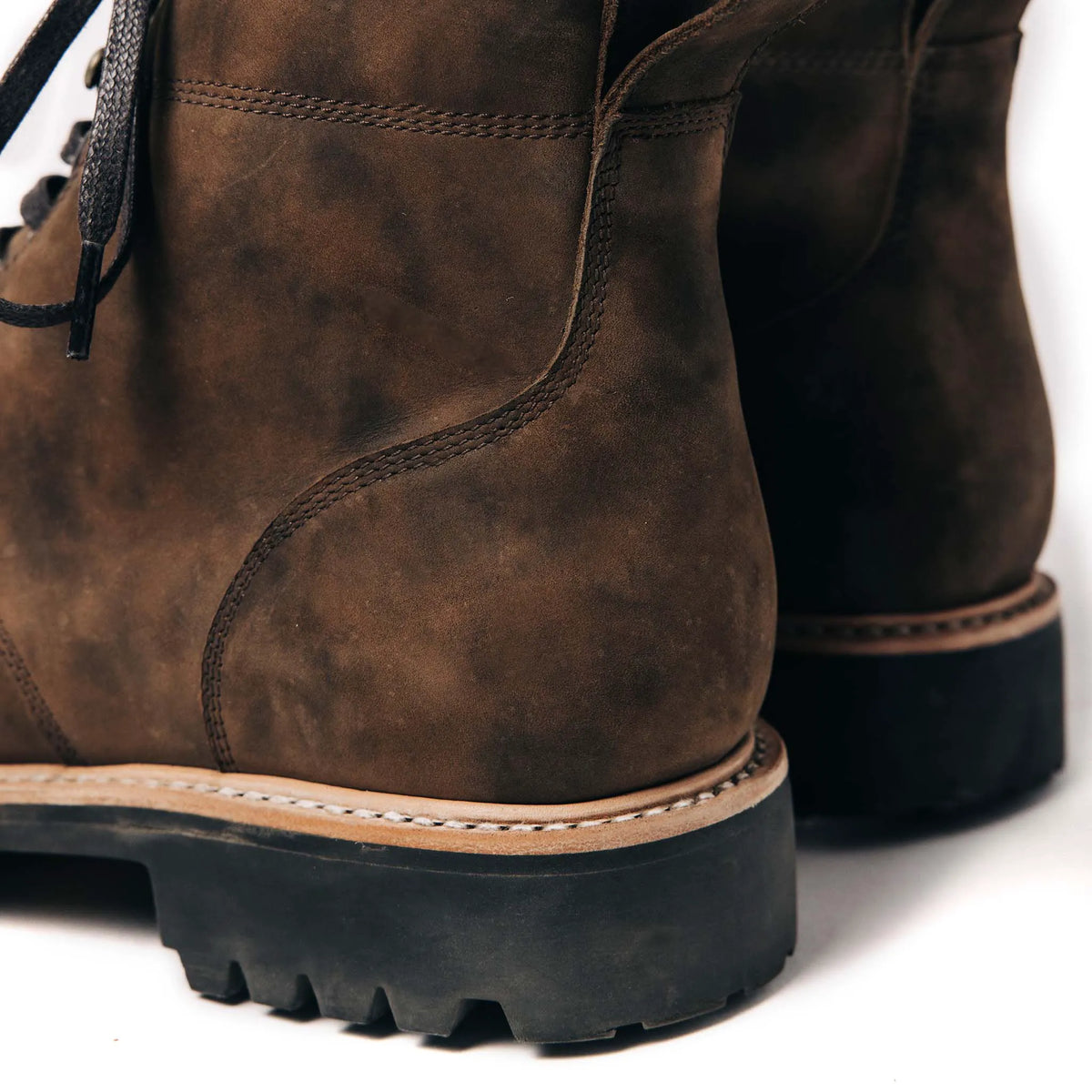 The Moto Boot in Espresso Grizzly