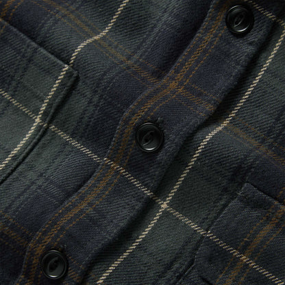 The Moto Utility Shirt in Shale Plaid