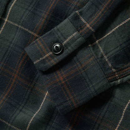 The Moto Utility Shirt in Shale Plaid