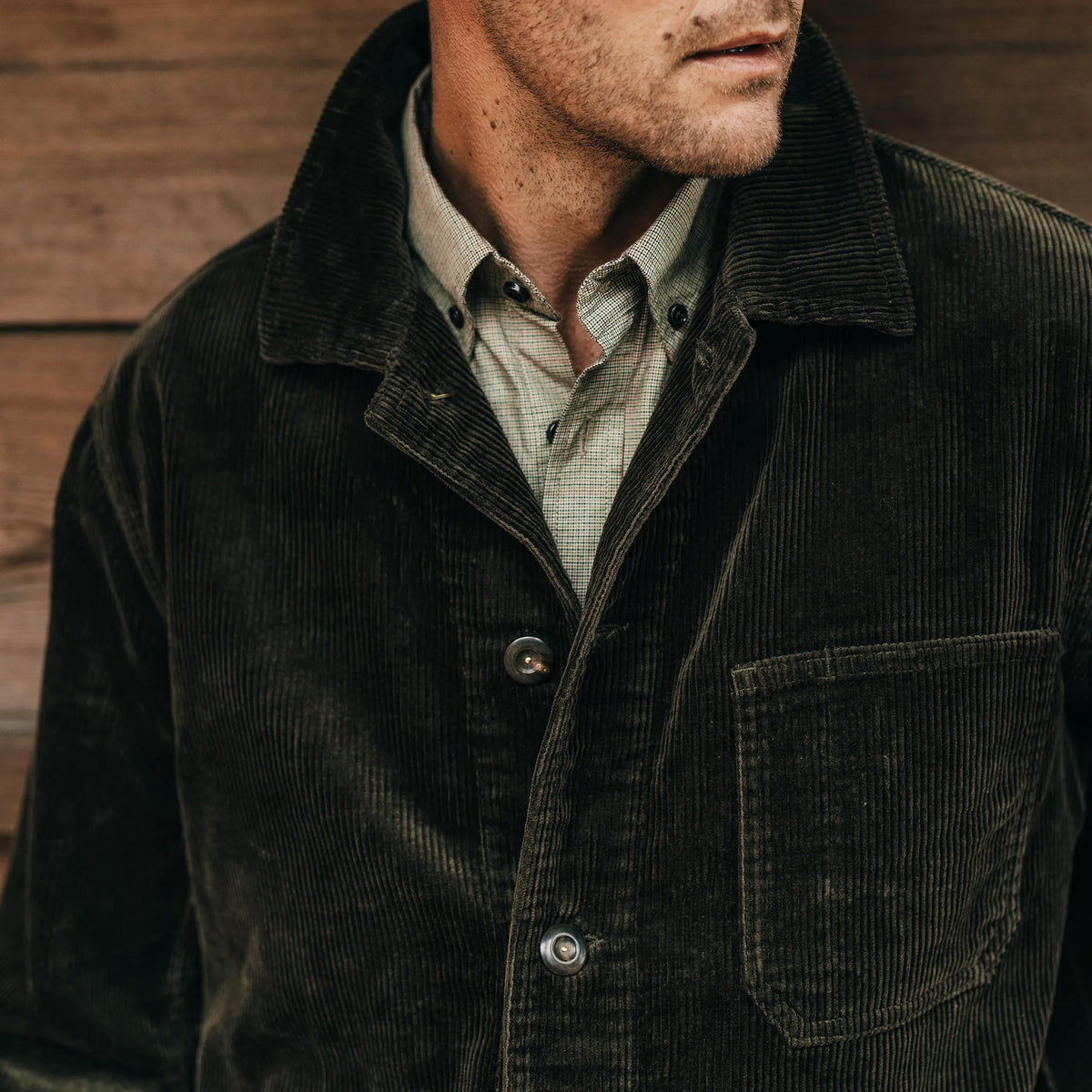 The Ojai Jacket in Army Cord