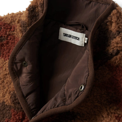 The Port Jacket in Khaki Kilim