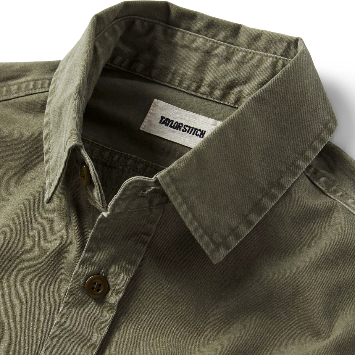 The Saddler Shirt in Washed Olive