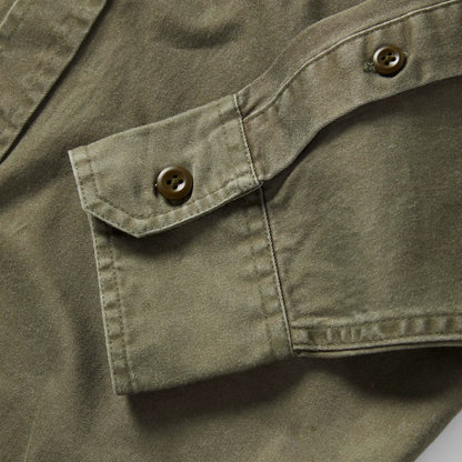 The Saddler Shirt in Washed Olive