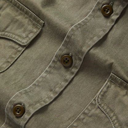 The Saddler Shirt in Washed Olive