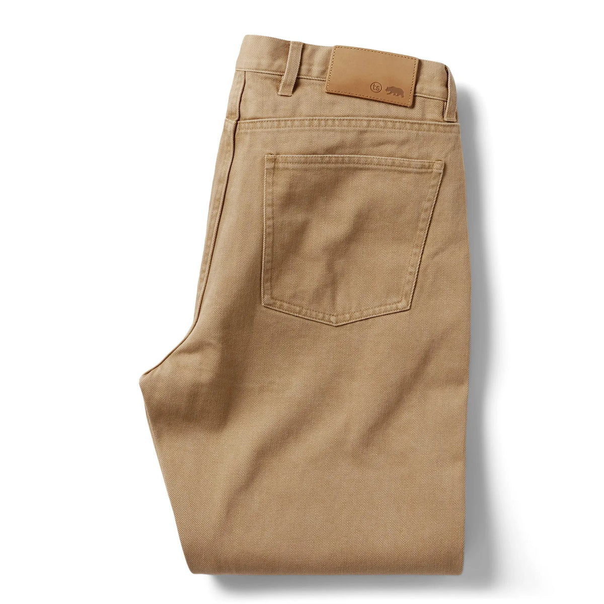 The Slim All Day Pant in Washed Tobacco Selvage