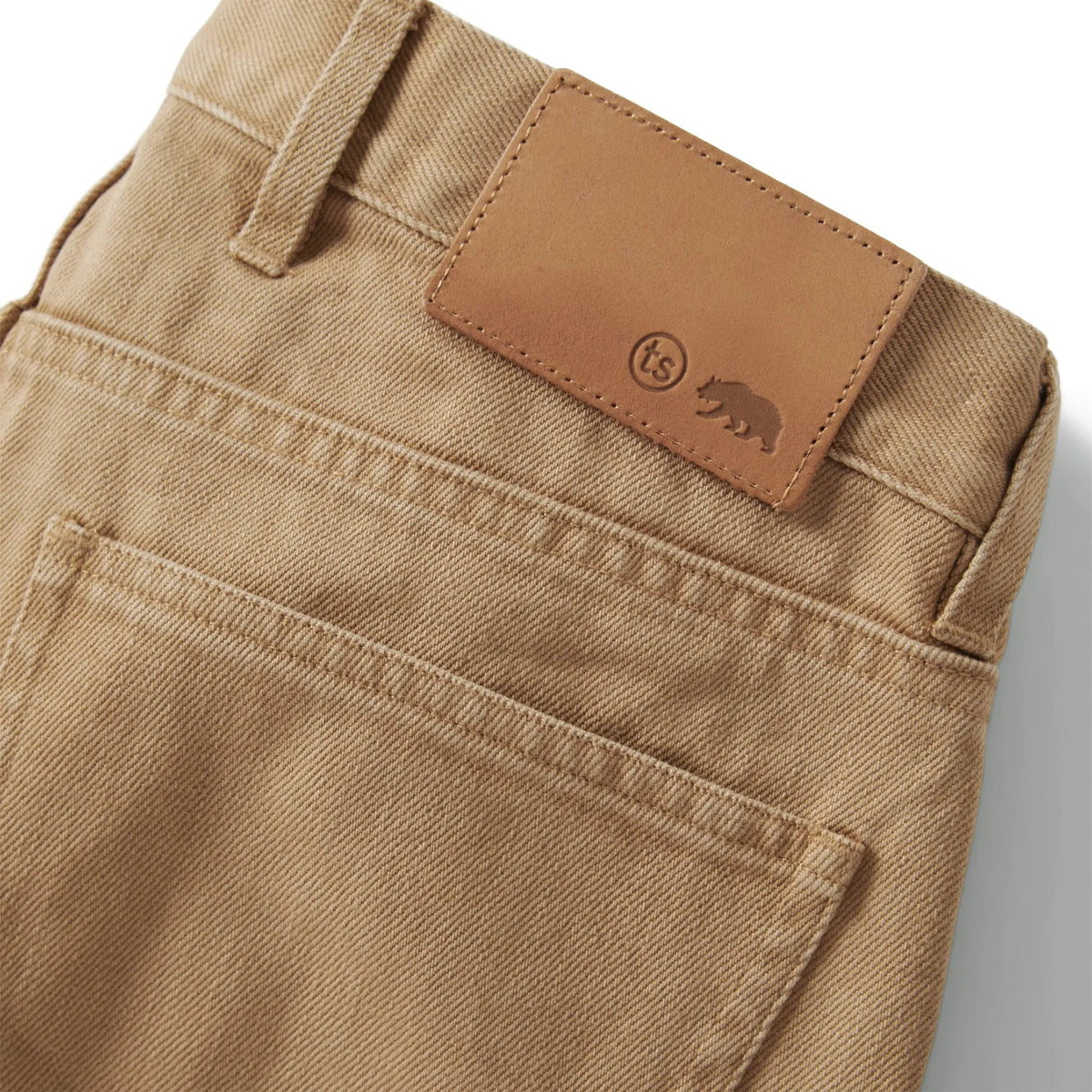 The Slim All Day Pant in Washed Tobacco Selvage