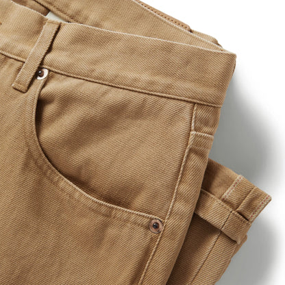 The Slim All Day Pant in Washed Tobacco Selvage