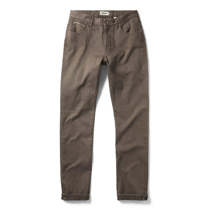 The Slim All Day Pant in Washed Walnut Selvage