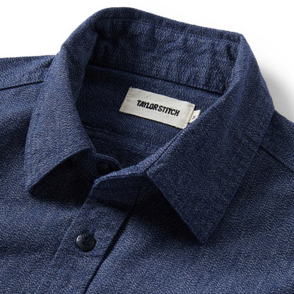 The Utility Shirt in Navy Jaspe