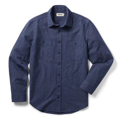 The Utility Shirt in Navy Jaspe