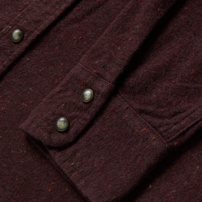 The Western Shirt in Nutmeg Donegal