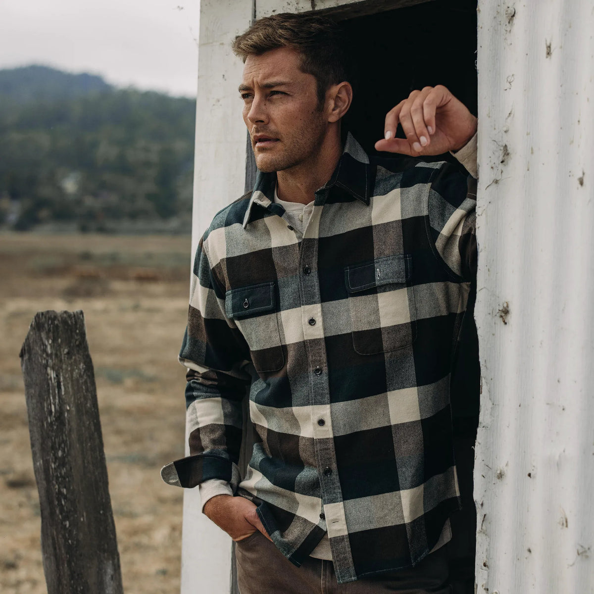 The Yosemite Shirt in Evergreen Check