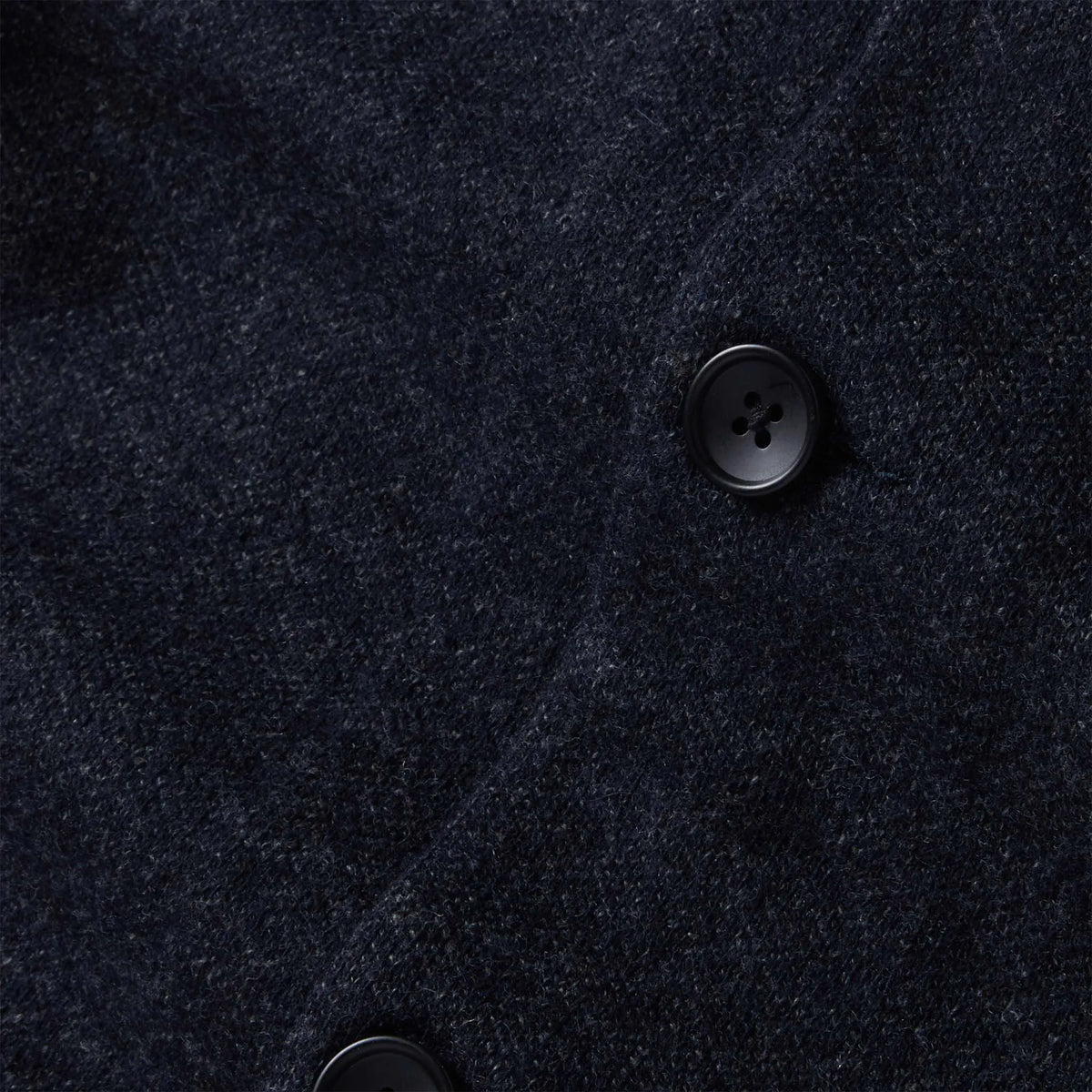 The Weekend Cardigan in Navy Herringbone Wool