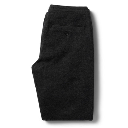 The Weekend Pant in Charcoal Herringbone Wool