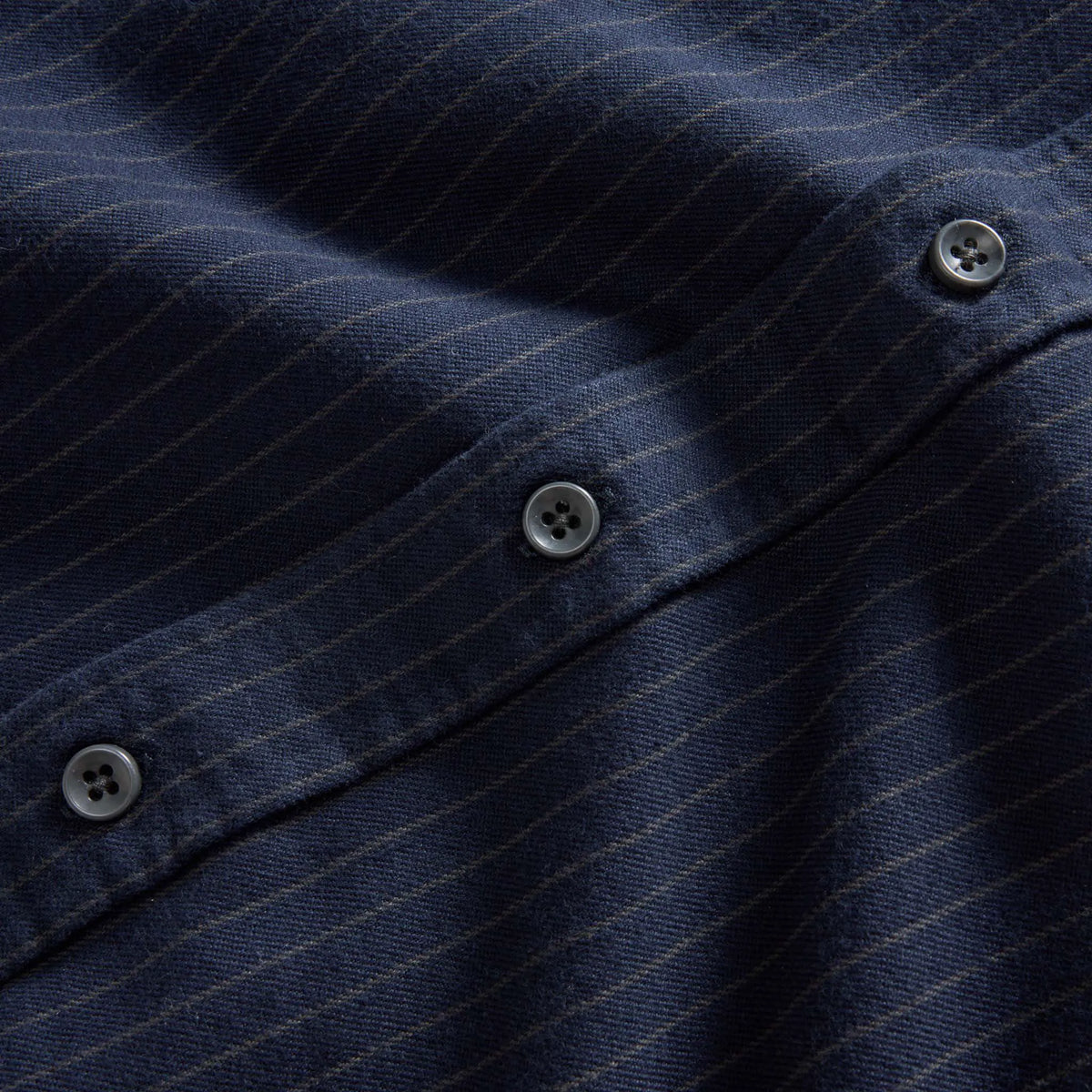 The Jack in Brushed Heather Navy Stripe