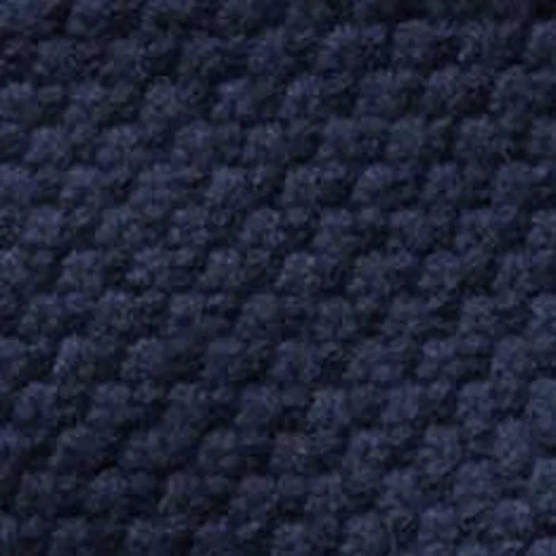 The Fisherman Sweater in Dark Navy Merino