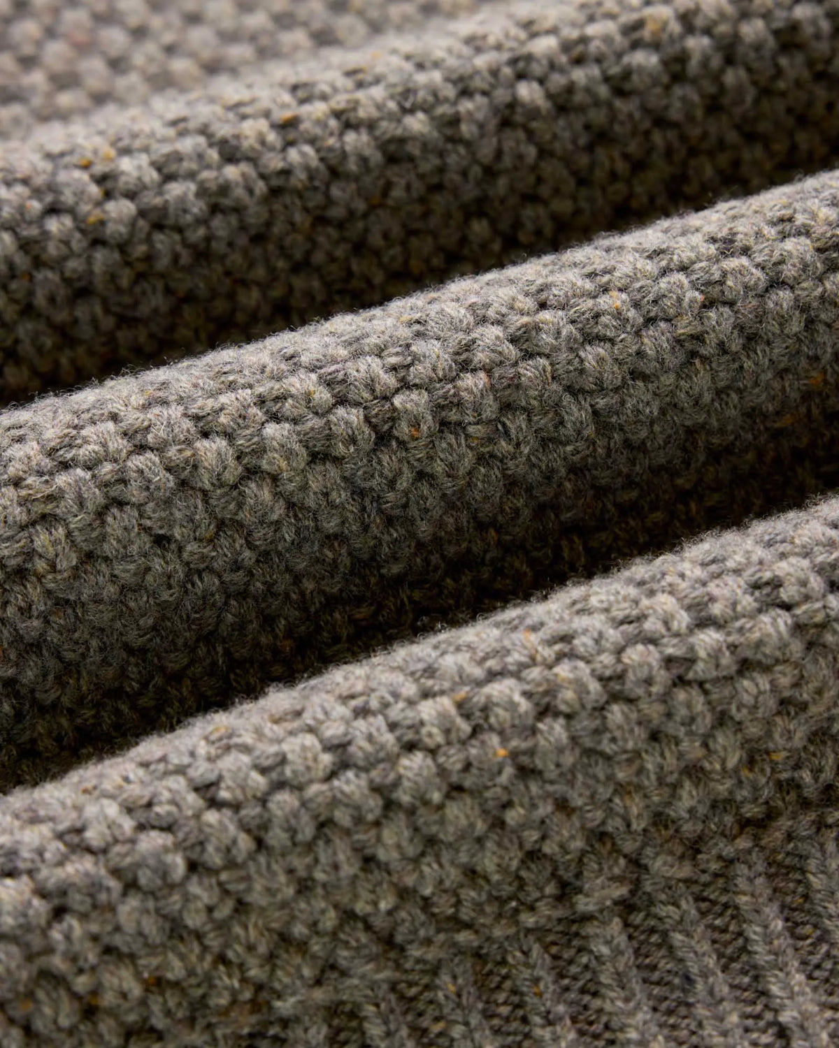 The Fisherman Sweater in Taupe Merino