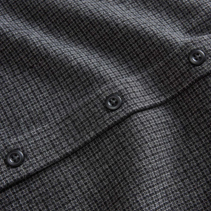 The Saddler Shirt in Ash Check Wool