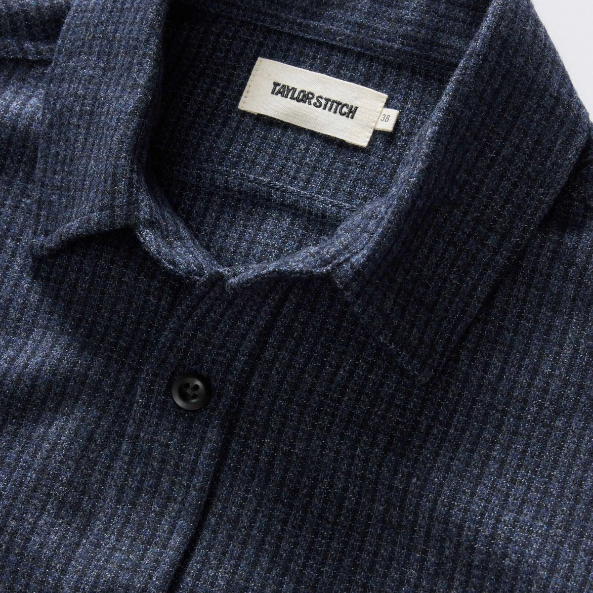 The Saddler Shirt in Midnight Check Wool