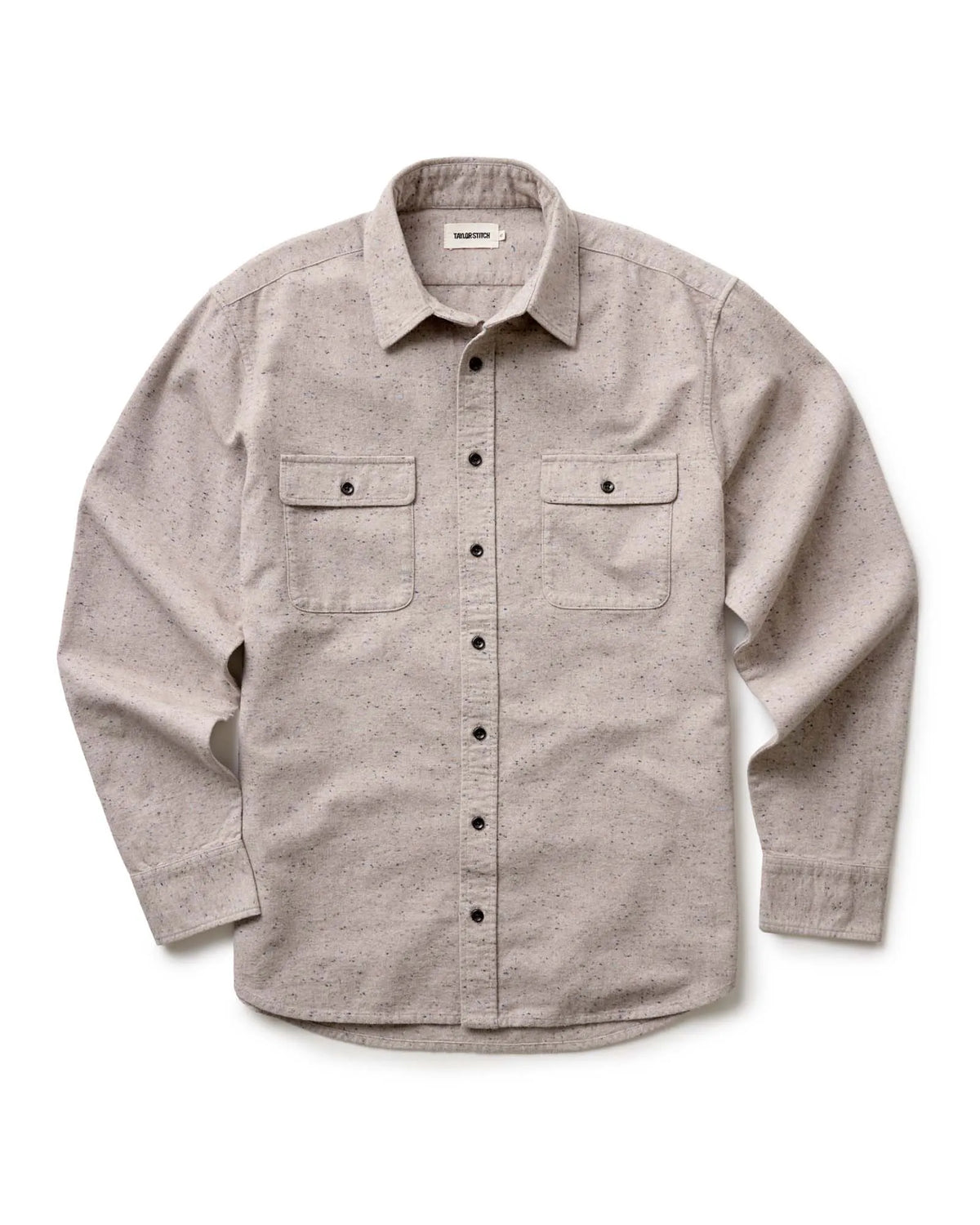 The Yosemite Shirt in Oat Donegal