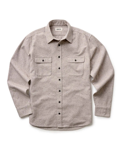 The Yosemite Shirt in Oat Donegal