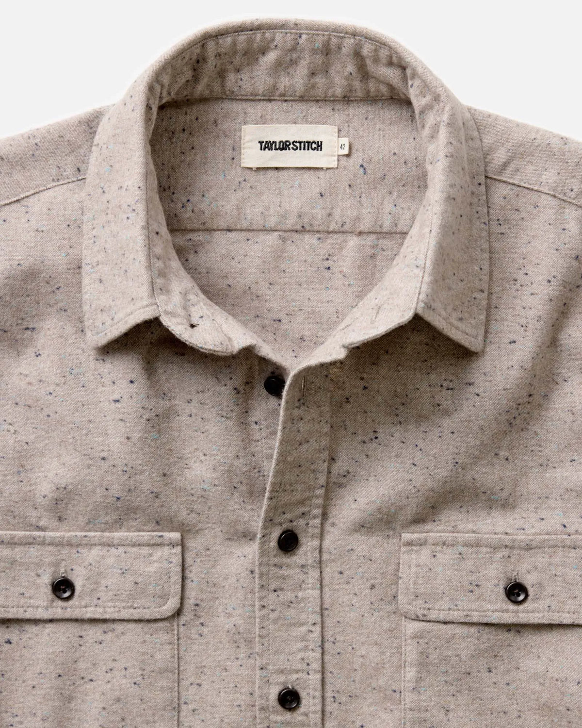 The Yosemite Shirt in Oat Donegal