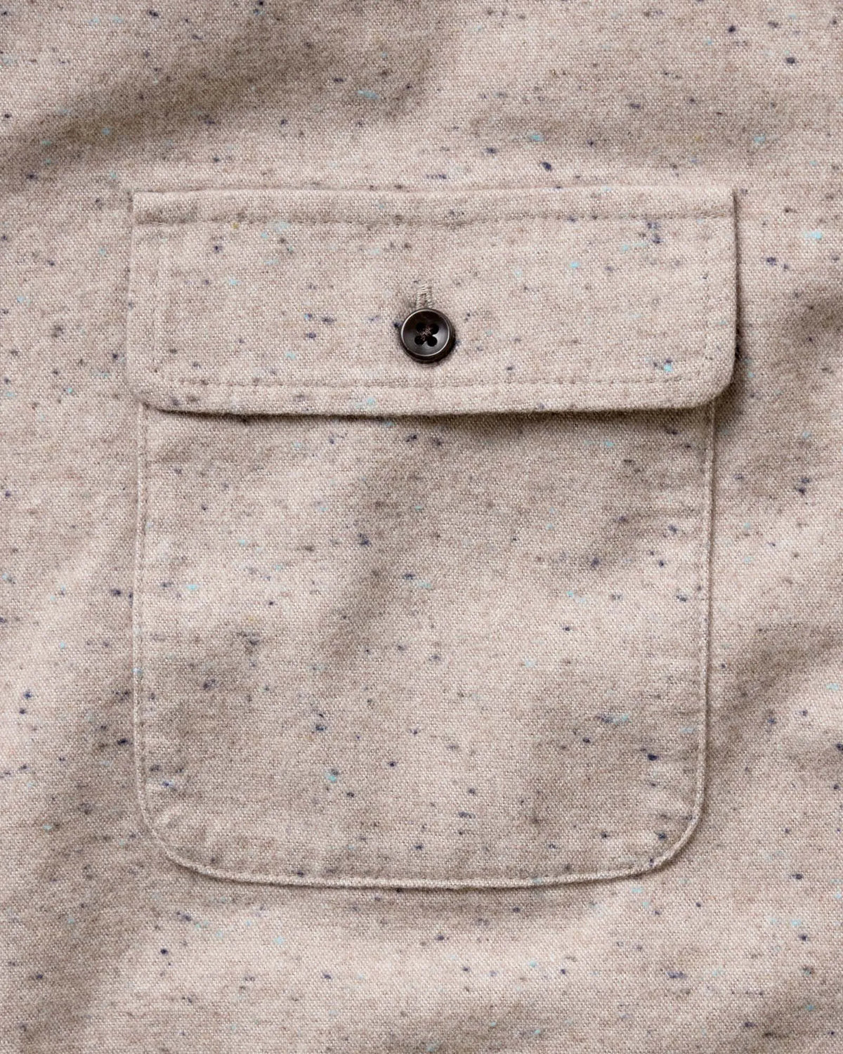 The Yosemite Shirt in Oat Donegal