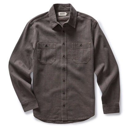 The Utility Shirt in Soil Selvedge Denim