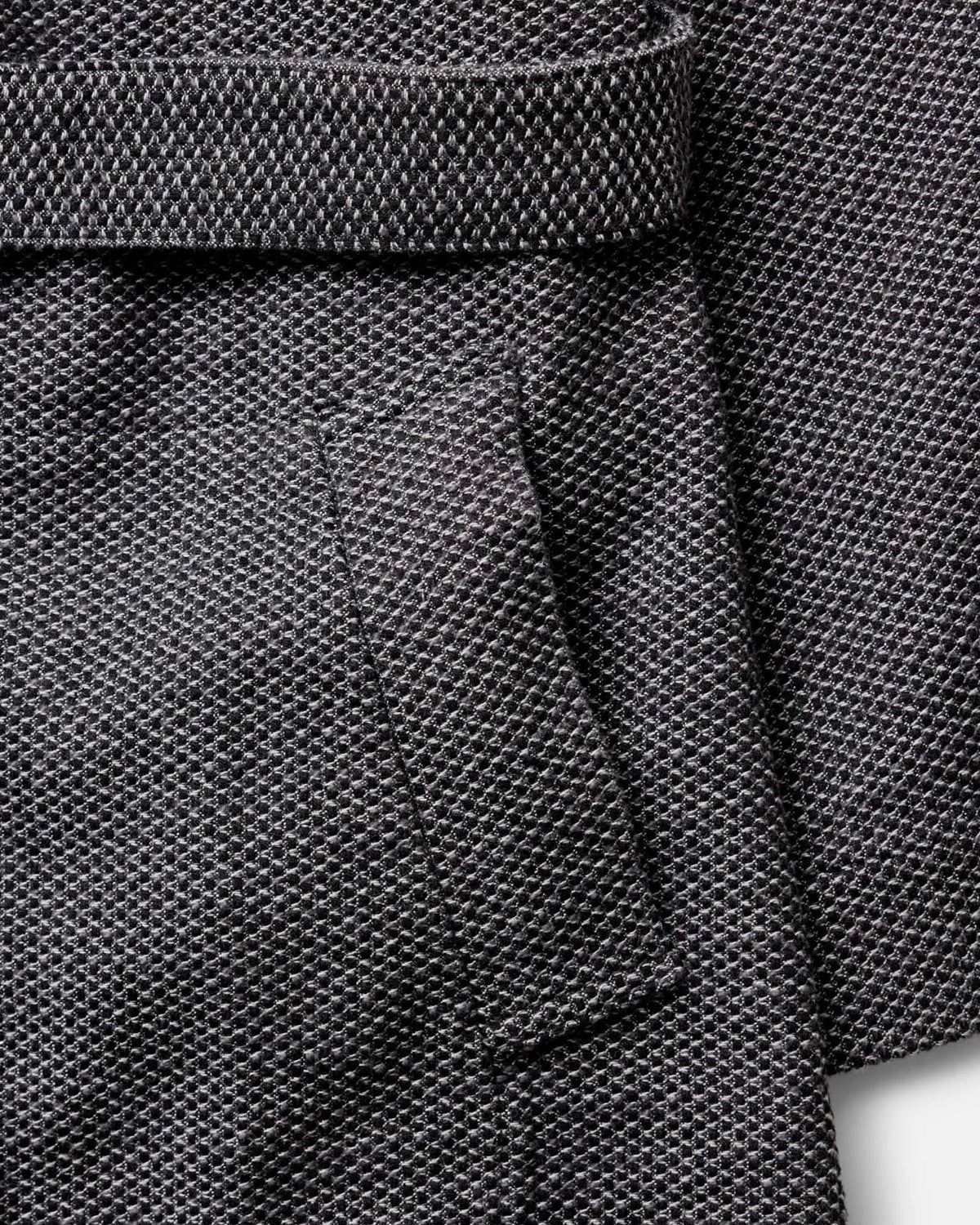 The Apres Robe in Charcoal Sashiko